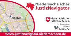 Logo: Niedersächsischer JustizNavigator (zur Startseite)