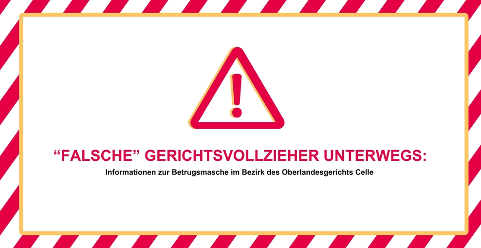 Hinweis Falsche Gerichtsvollzieher